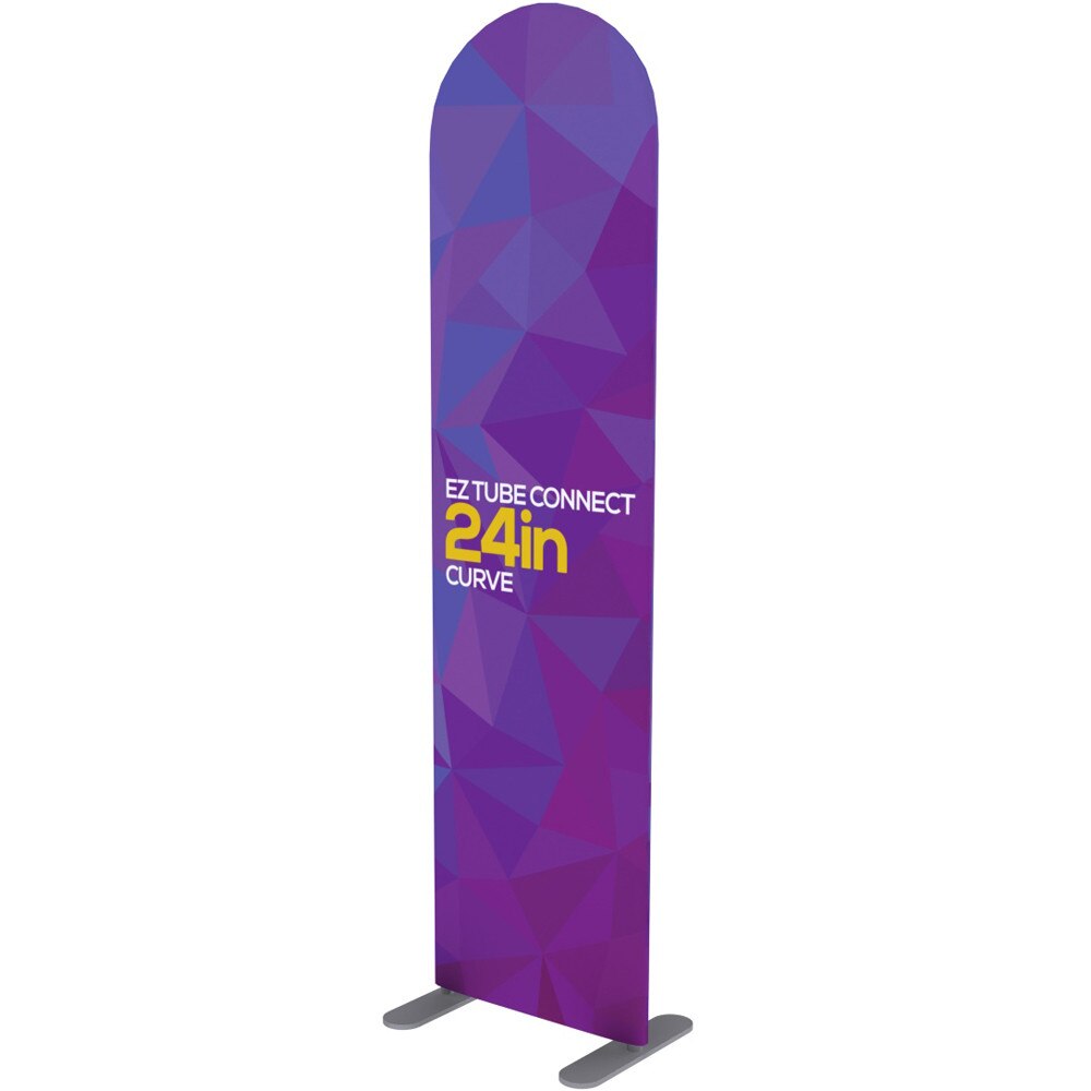 2 ft. EZ Tube® Connect Curved Top — Single Sided Graphic Package